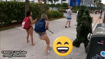 Best scare compilation of bushman prank in Florida