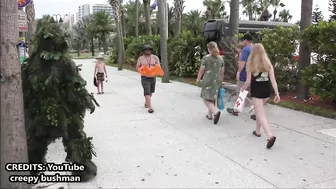 Best scare compilation of bushman prank in Florida