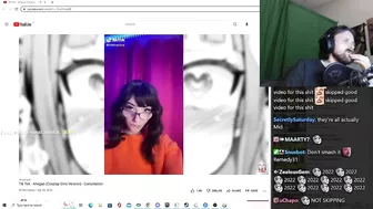 Forsen Reacts to Tik Tok - Ahegao (Cosplay Girls Version) - Compilation