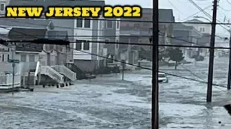 Hurricane Ian's remnants flooded New Jersey! A storm surge caused beach erosion