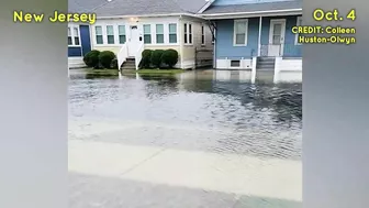 Hurricane Ian's remnants flooded New Jersey! A storm surge caused beach erosion