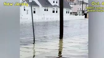 Hurricane Ian's remnants flooded New Jersey! A storm surge caused beach erosion