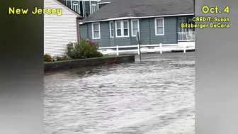 Hurricane Ian's remnants flooded New Jersey! A storm surge caused beach erosion