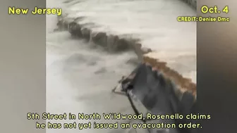 Hurricane Ian's remnants flooded New Jersey! A storm surge caused beach erosion