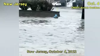 Hurricane Ian's remnants flooded New Jersey! A storm surge caused beach erosion