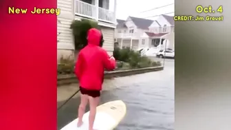 Hurricane Ian's remnants flooded New Jersey! A storm surge caused beach erosion