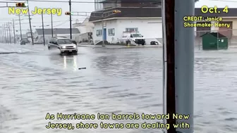 Hurricane Ian's remnants flooded New Jersey! A storm surge caused beach erosion