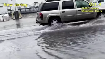 Hurricane Ian's remnants flooded New Jersey! A storm surge caused beach erosion