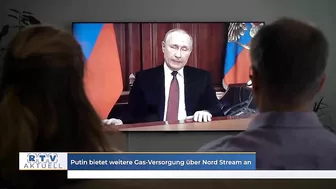 +++Putin bietet weitere Gas-Versorgung über Nord Stream an+++