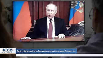 +++Putin bietet weitere Gas-Versorgung über Nord Stream an+++