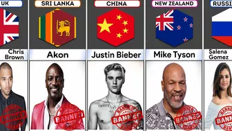 Celebrities Banned From Different Countries