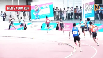 400M Race Outstanding Finishing - 36th National Games 2022