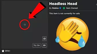 Roblox Headless is a LIE