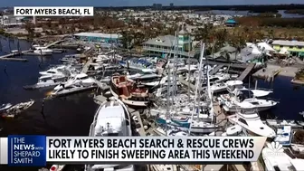 Fort Myers beach search and rescue crews likely to finish sweeping area this weekend