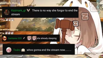 [ENG SUB/Hololive] Mumei FORGOR to END her stream and FELL ASLEEP