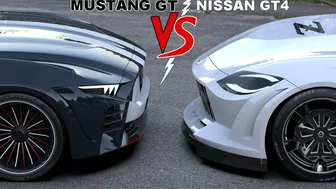 2023 Nissan Z GT4 VS. 2023 Ford Mustang GT500 - NEW Models Face to Face