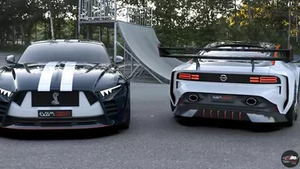 2023 Nissan Z GT4 VS. 2023 Ford Mustang GT500 - NEW Models Face to Face