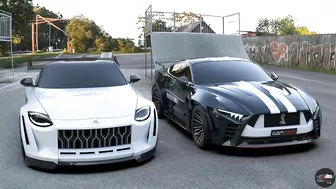 2023 Nissan Z GT4 VS. 2023 Ford Mustang GT500 - NEW Models Face to Face