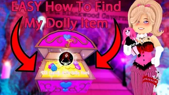 EASY How To Find My Dolly Item Chest Location Blackwood Caverns Wickery Cliffs Royale High Halloween