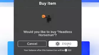 BUYING HEADLESS HORSEMAN *MY DREAM ITEM*