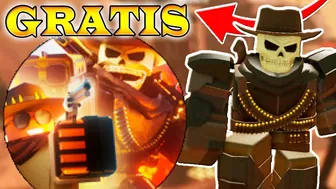 COMO CONSEGUIR BADLANDS COWBOY SKIN GRATIS EN TOWER DEFENSE SIMULATOR - ROBLOX