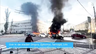 Explosies in Kiev gefilmd