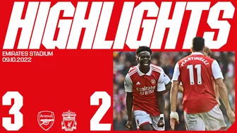 HIGHLIGHTS | Arsenal vs Liverpool (3-2) | Martinelli, Saka (2)