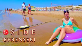 #Antalya Side Evrenseki walking on the beach TURKIYE #turkey #side #evrenseki #kumkoy #beach