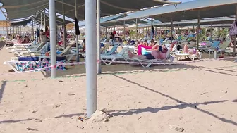 #Antalya Side Evrenseki walking on the beach TURKIYE #turkey #side #evrenseki #kumkoy #beach