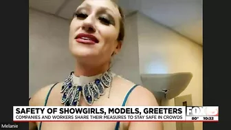 Showgirls and models: The show must go on, with safety in mind