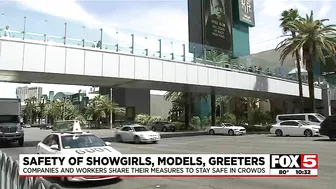 Showgirls and models: The show must go on, with safety in mind