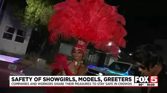 Showgirls and models: The show must go on, with safety in mind