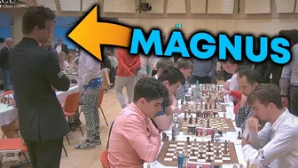 Magnus Carlsen WATCHES His TEAM GAMES like a COACH After He Finished His Game in European Club Cup