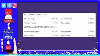 T20 World Cup 2022 Warm Up Games Started| West Indies won against UAE| Good Fight by UAE