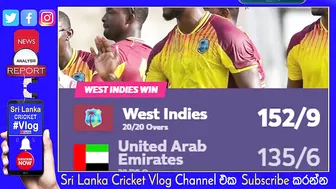 T20 World Cup 2022 Warm Up Games Started| West Indies won against UAE| Good Fight by UAE