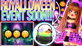 NEW ROYALLOWEEN EVENT IS IN 5 DAYS!!! ROBLOX Royale High Royalloween Community Update Tea