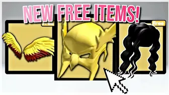 GET THESE NEW FREE ITEMS IN ROBLOX