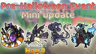 PRE HALLOWEEN EVENT MINI UPDATE IN DOODLE WORLD - ROBLOX