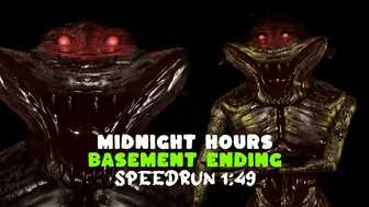 Roblox Midnight Hours Basement Ending Speedrun 1:49 Solo