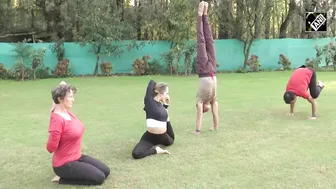 Singaporean trainers promote Yoga in Kashmir valley