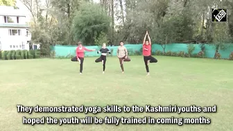 Singaporean trainers promote Yoga in Kashmir valley