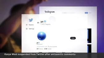 Kanye West banned from Twitter, Instagram over antisemitic posts