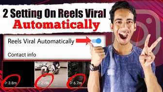 2 Setting On Reels Viral Automatically | How To Viral Instagram Reels Video | How To Viral Reels