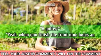 funny dirty laugh joke ❤️: farmer daughters and golfer!! #jokes