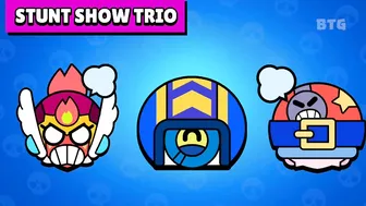 EVERY TRIO IN BRAWL STARS (PINS EDITION)