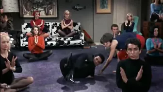 Elvis Presley does yoga in 1967