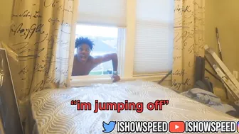 IShowSpeed Jumps Out Of the Window and Ends Stream