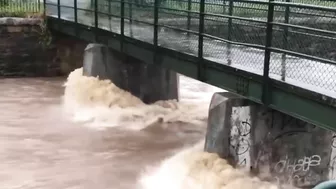 The wrath of nature hit Australia! River stream flooded the city of Bendigo, Victoria