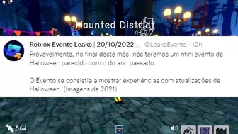 VUELVE EL EVENTO DE HALLOWEEN A ROBLOX! ???? PREMIOS Y PROMOCODES? (Noticias Roblox Octubre)