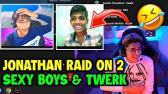 Jonathan raid on two sexy boys streamer for twerk ???? Full twerk or What ????????